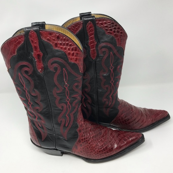 EL Buitre Exotic Snakeskin Leather Western Boots - Picture 4 of 7